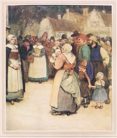 Hester ai piedi del patibolo da Hugh Thomson