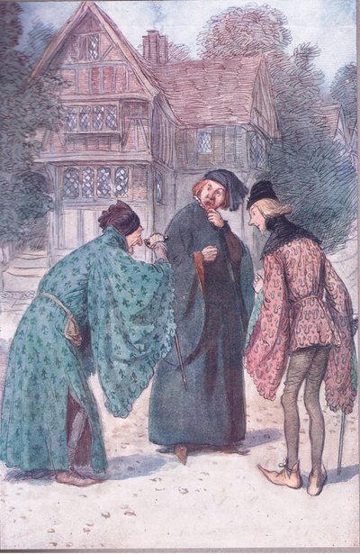 "Se fosse venti Sir John Falstaff, non abuserà di Robert Shallow Esquire!", illustrazione da 