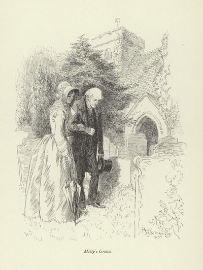 Illustrazione per Amos Barton di George Eliot da Hugh Thomson