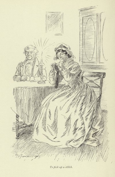 Illustrazione per Amos Barton di George Eliot da Hugh Thomson