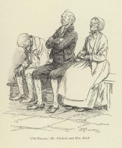Illustrazione per Amos Barton di George Eliot da Hugh Thomson