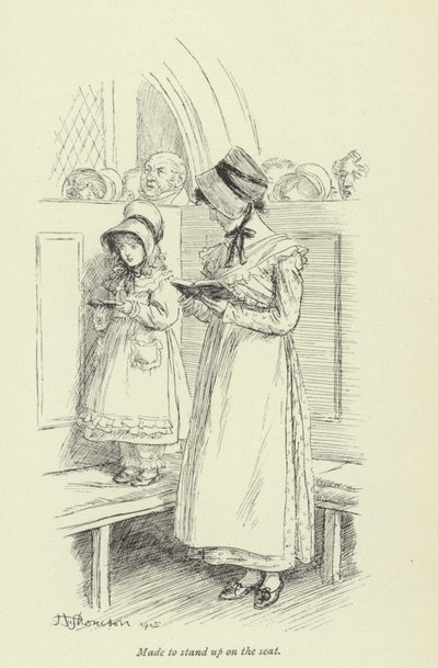 Illustrazione per Amos Barton di George Eliot da Hugh Thomson