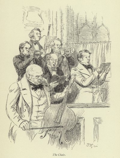 Illustrazione per Amos Barton di George Eliot da Hugh Thomson