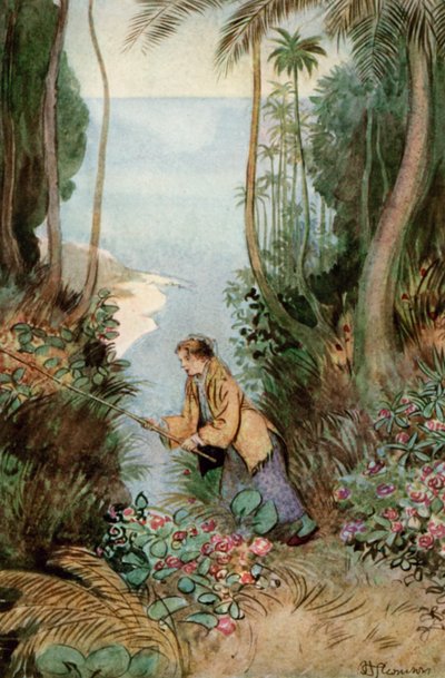 Illustrazione per The Admirable Crichton di J.M. Barrie da Hugh Thomson