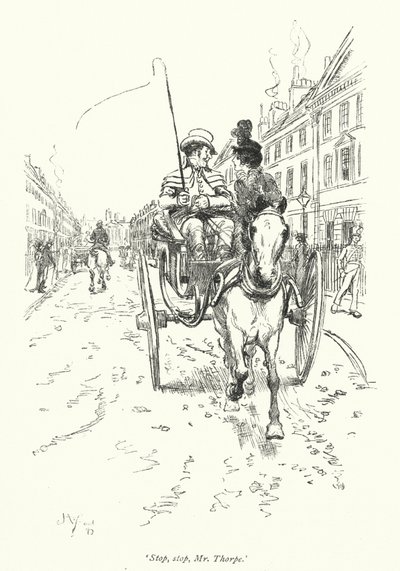 Illustrazione per Northanger Abbey di Jane Austen da Hugh Thomson