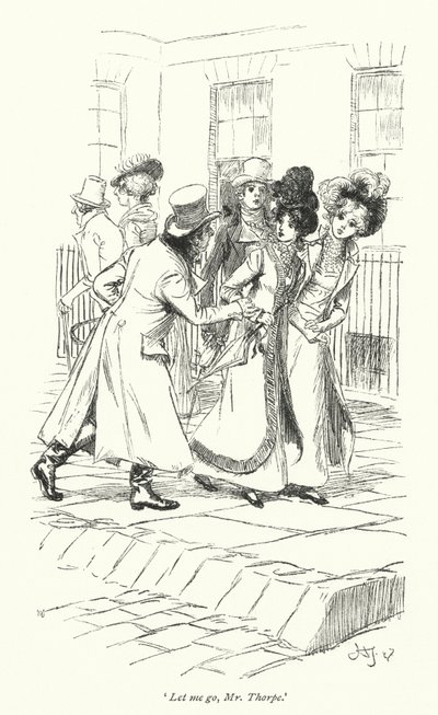 Illustrazione per Northanger Abbey di Jane Austen da Hugh Thomson
