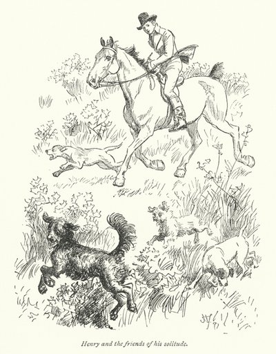 Illustrazione per Northanger Abbey di Jane Austen (litografia) da Hugh Thomson