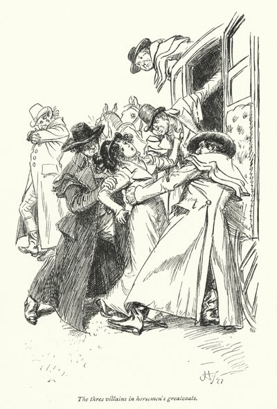 Illustrazione per Northanger Abbey di Jane Austen (litografia) da Hugh Thomson