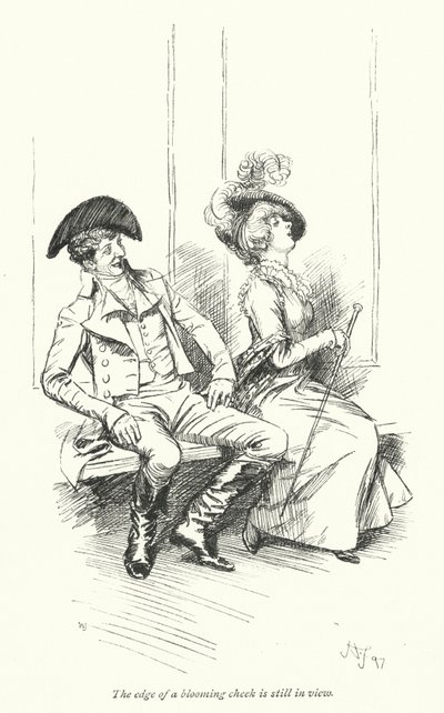 Illustrazione per Northanger Abbey di Jane Austen (litografia) da Hugh Thomson