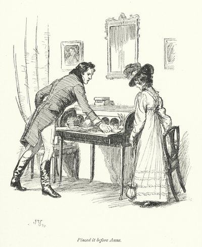 Illustrazione per Persuasione di Jane Austen (litografia) da Hugh Thomson
