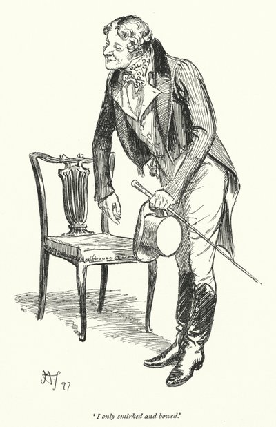 Illustrazione per Persuasione di Jane Austen (litografia) da Hugh Thomson