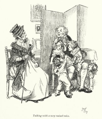 Illustrazione per Persuasione di Jane Austen (litografia) da Hugh Thomson