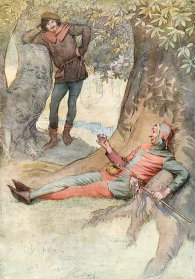 Illustrazione per Come vi piace di Shakespeare da Hugh Thomson
