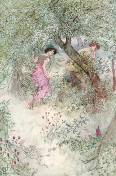 Illustrazione per Come vi piace di Shakespeare da Hugh Thomson