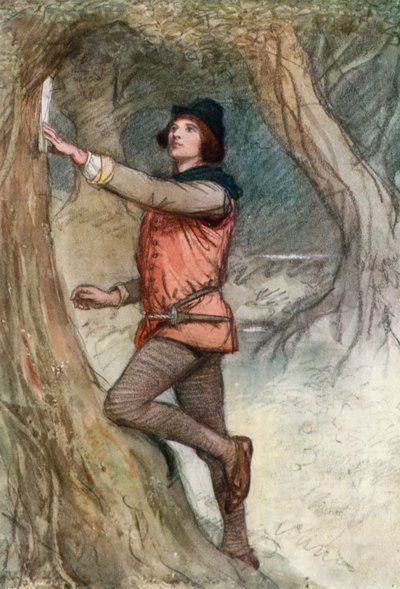 Illustrazione per Come vi piace di Shakespeare da Hugh Thomson