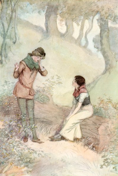 Illustrazione per Come vi piace di Shakespeare da Hugh Thomson