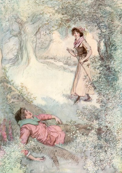 Illustrazione per Come vi piace di Shakespeare da Hugh Thomson