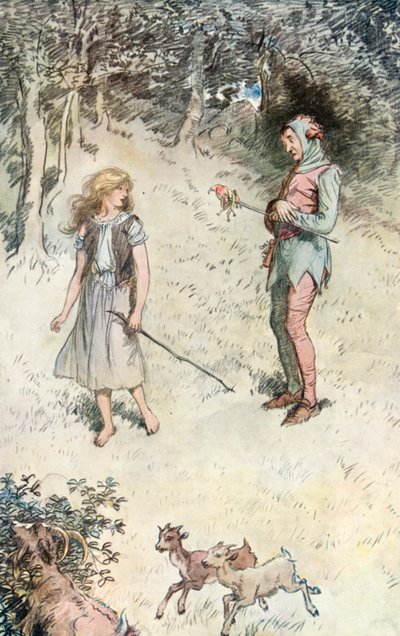 Illustrazione per Come vi piace di Shakespeare da Hugh Thomson