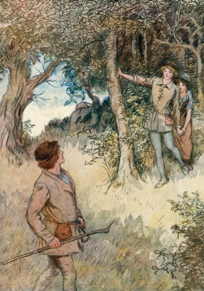 Illustrazione per Come vi piace di Shakespeare da Hugh Thomson