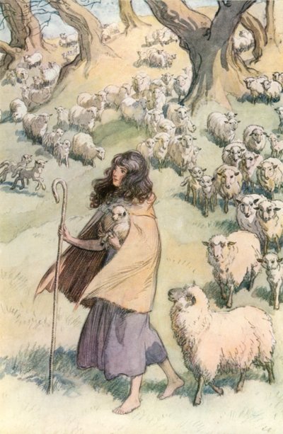 Illustrazione per Come vi piace di Shakespeare da Hugh Thomson