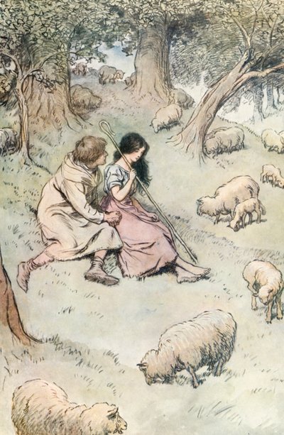 Illustrazione per Come vi piace di Shakespeare da Hugh Thomson