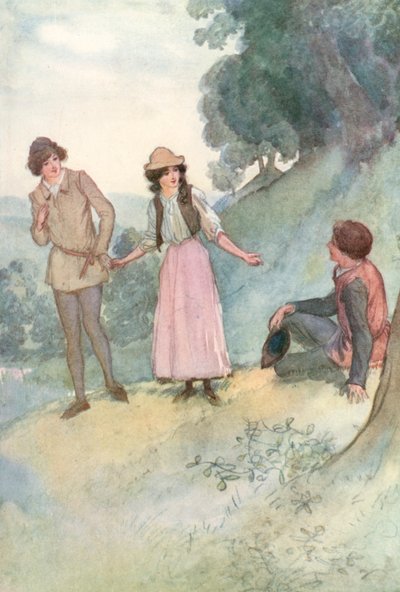 Illustrazione per Come vi piace di Shakespeare da Hugh Thomson
