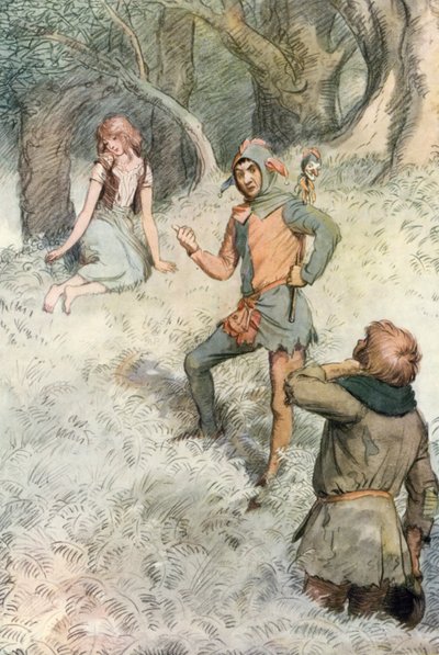 Illustrazione per Come vi piace di Shakespeare da Hugh Thomson