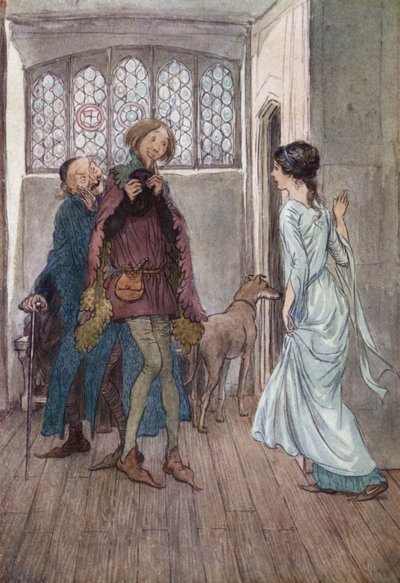 Illustrazione per Le allegre comari di Windsor da Hugh Thomson