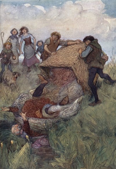 Illustrazione per Le allegre comari di Windsor da Hugh Thomson