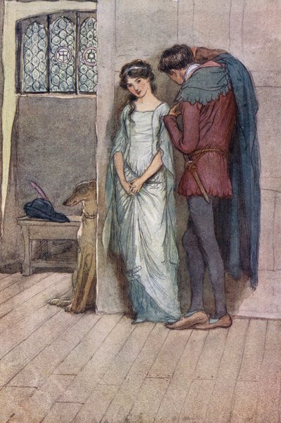 Illustrazione per Le allegre comari di Windsor da Hugh Thomson