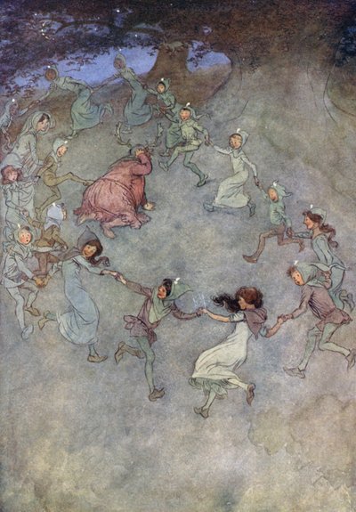 Illustrazione per Le allegre comari di Windsor da Hugh Thomson