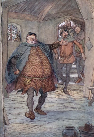 Illustrazione per Le allegre comari di Windsor da Hugh Thomson