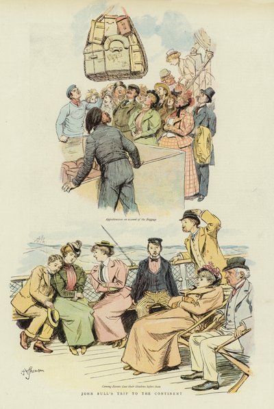 Il viaggio di John Bull sul continente da Hugh Thomson