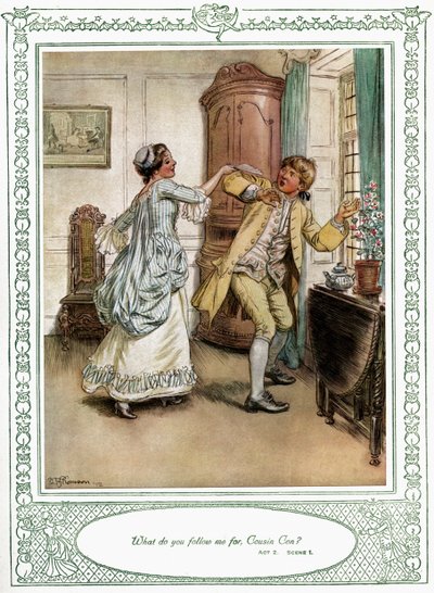 La commedia di Oliver Goldsmith 