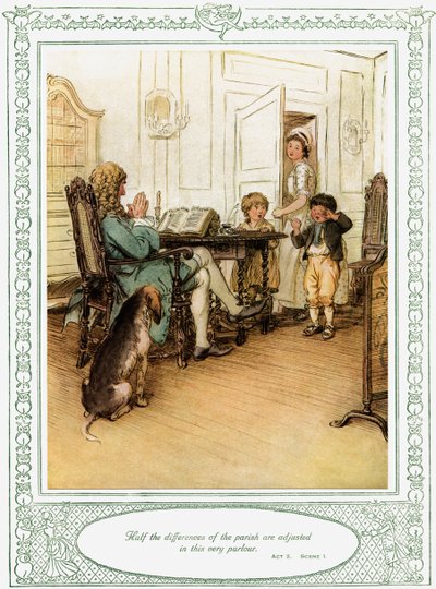 La commedia di Oliver Goldsmith 