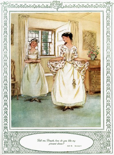 Lei scende per conquistare di Oliver Goldsmith da Hugh Thomson