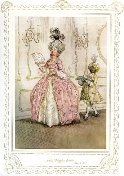 La scuola della maldicenza di Richard Brinsley Sheridan da Hugh Thomson