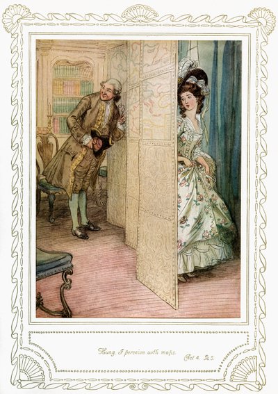 La commedia di Richard Brinsley Sheridan da Hugh Thomson