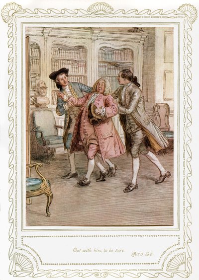 La commedia di Richard Brinsley Sheridan da Hugh Thomson