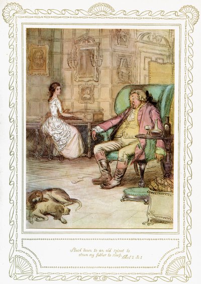 La commedia di Richard Brinsley Sheridan da Hugh Thomson