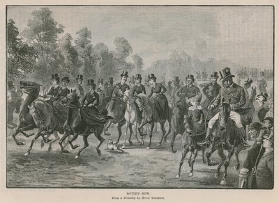 Rotten Row, Hyde Park, Londra da Hugh Thomson