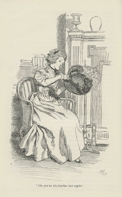 Ha messo la piuma ieri sera, 1896 da Hugh Thomson