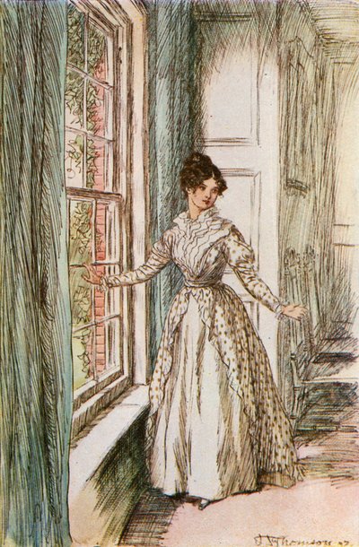 Si voltò dalla finestra con gioia negli occhi da Hugh Thomson