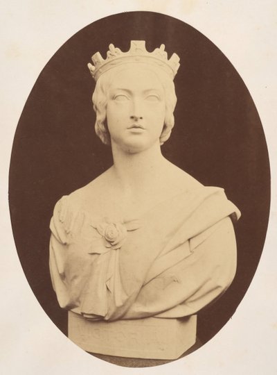 Copia di un busto di Sua Maestà la Regina Vittoria, di Joseph Durham, Esq. F.S.A. da Hugh Welch Diamond