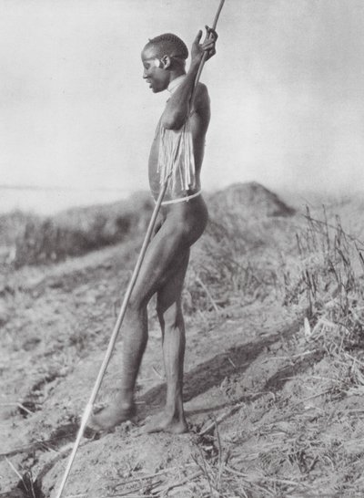 Africa: Dinka settentrionale dal Nilo Bianco da Hugo Adolf Bernatzik