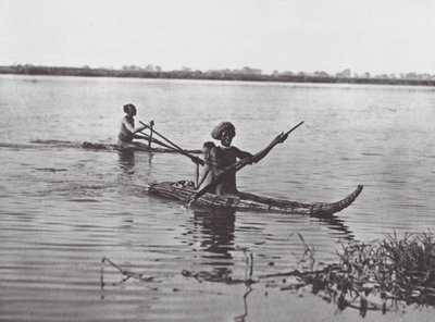Africa: Zattere Shilluk da Hugo Adolf Bernatzik
