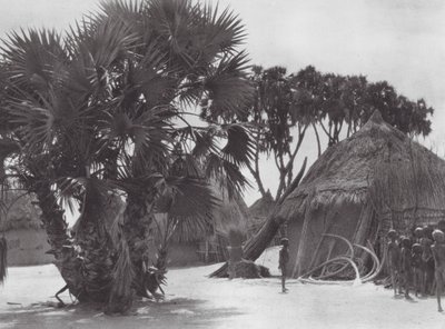 Africa: Villaggio Shilluk sul Nilo Bianco da Hugo Adolf Bernatzik