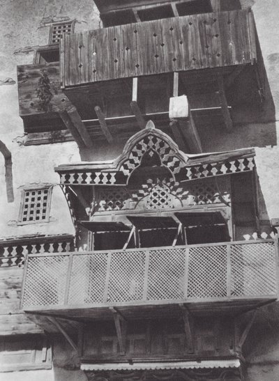 Africa: bovindo in legno a Suakin da Hugo Adolf Bernatzik