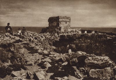 Messico: Isla de las Mujeres, Yucatan (foto b/n) da Hugo Brehme