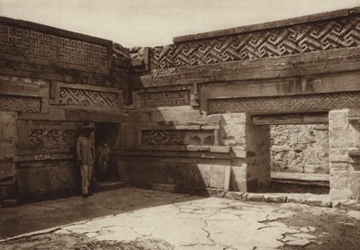 Messico: Rovine di Mitla (foto b/n) da Hugo Brehme